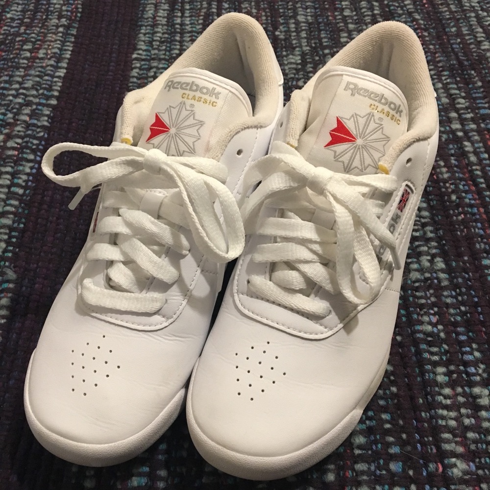 White sneakers